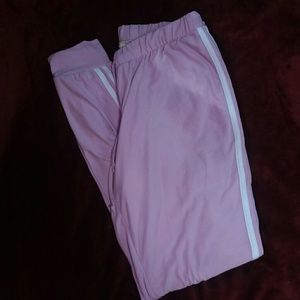 💋3/$22💋 Pink Striped Joggers